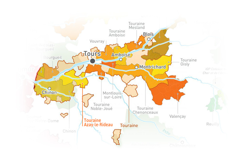 Carte du vignoble