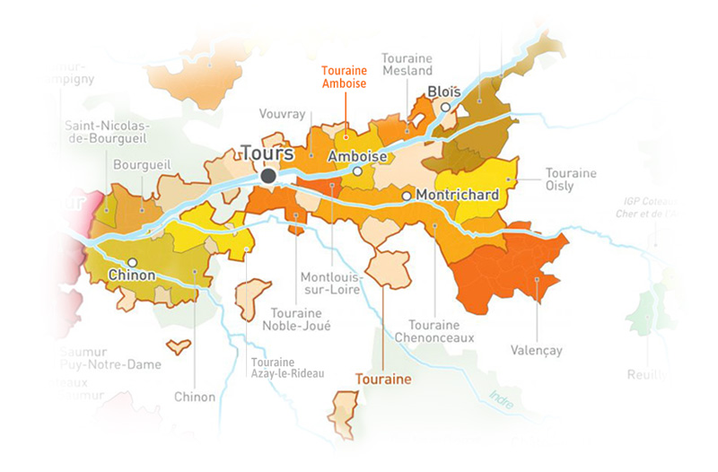 Carte du vignoble